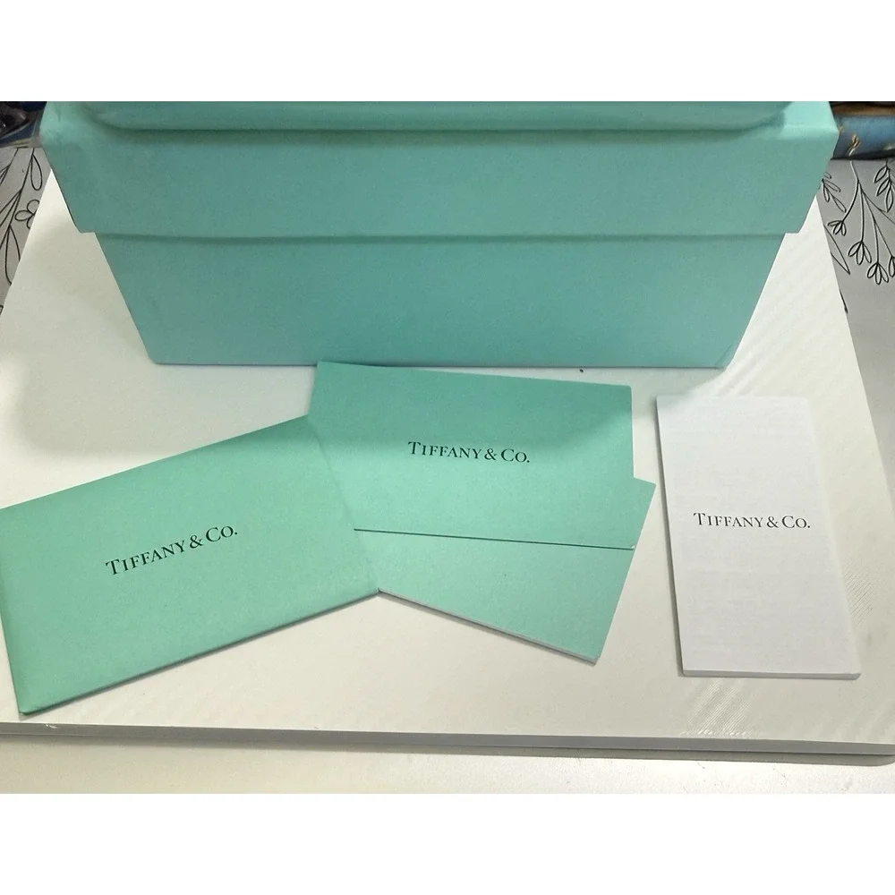 TIFFANY & CO EYEGLASS, Sunglass Hard Case, Storage Box, Cleaning Cloth, Pouch